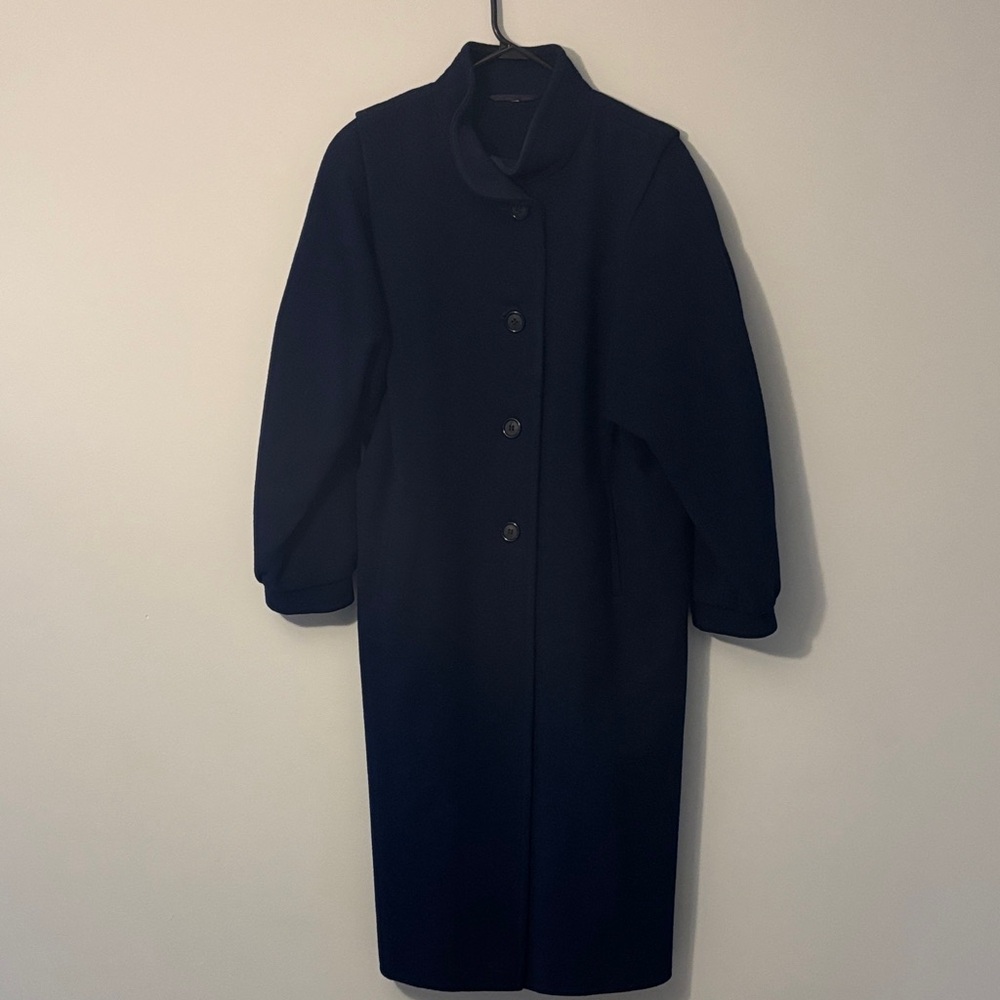 Unique Vintage Navy Coat